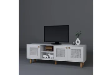 Kuniyoshi TV-benk 160 cm - Hvit - Møbler - TV- & Mediamøbler - TV benk & mediabenk