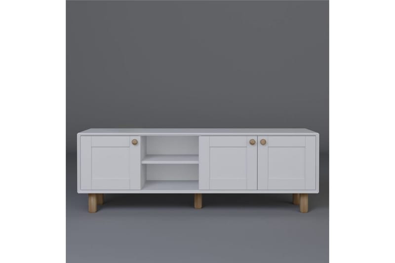 Kuniyoshi TV-benk 160 cm - Hvit - Møbler - TV- & Mediamøbler - TV benk & mediabenk