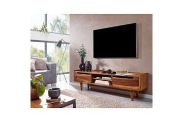 Lavbord Wohnling Heltre med oppbevaring 2 dører treben landlig stil - Møbler - TV- & Mediamøbler - Mediestativ & veggfeste - TV-veggfeste