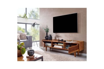 Lavbord Wohnling Heltre med oppbevaring 2 dører treben landlig stil - Møbler - TV- & Mediamøbler - Mediestativ & veggfeste - TV-veggfeste