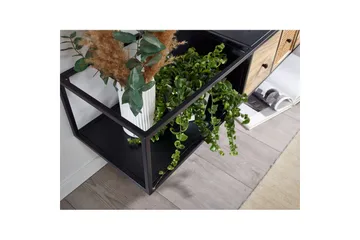 Lavbord Wohnling Metall Hengende med 3 Skuffer i Massivt Tre Industriell - Møbler - TV- & Mediamøbler - Mediestativ & veggfeste - TV-veggfeste