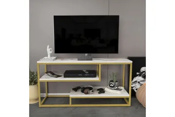 Lorin TV-benk 120 cm - Gull - Møbler - TV- & Mediamøbler - TV benk & mediabenk
