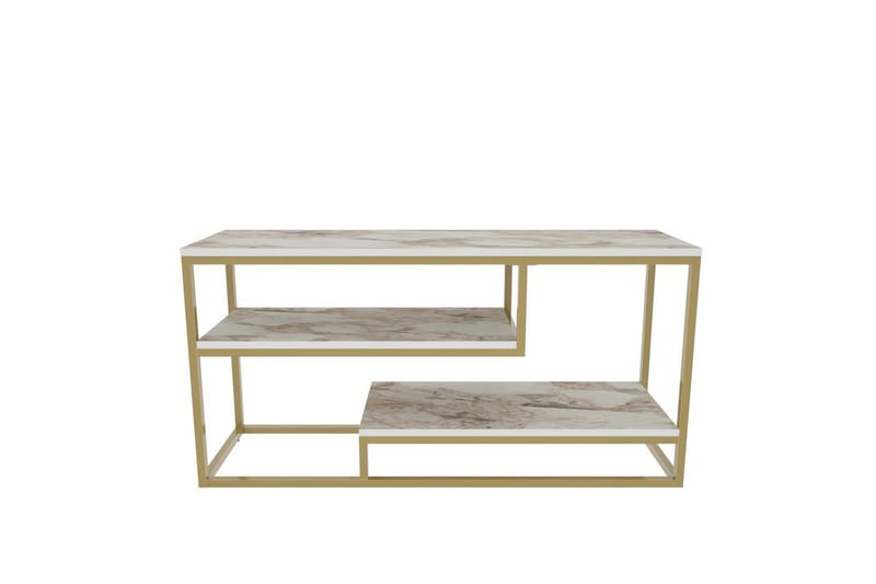 Lorin TV-benk 120 cm - Gull - Møbler - TV- & Mediamøbler - TV benk & mediabenk