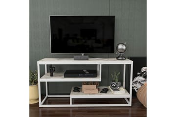 Lorin TV-benk 120 cm - Hvit - Møbler - TV- & Mediamøbler - TV benk & mediabenk
