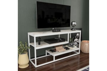 Lorin TV-benk 120 cm - Hvit - Møbler - TV- & Mediamøbler - TV benk & mediabenk