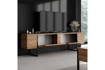 Luxe TV-benk 180 cm - Natur/Sort - Møbler - TV- & Mediamøbler - TV benk & mediabenk