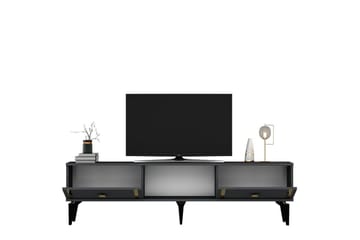 Male TV-benk 150 cm - Antrasitt/Gull - Møbler - TV- & Mediamøbler - TV benk & mediabenk
