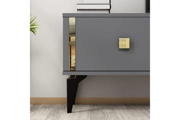 Male TV-benk 150 cm - Antrasitt/Gull - Møbler - TV- & Mediamøbler - TV benk & mediabenk