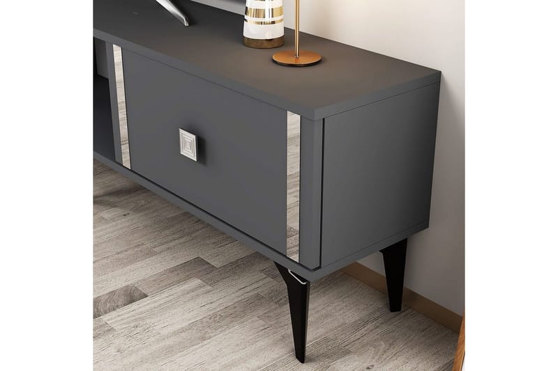 Male TV-benk 150 cm - Antrasitt/Sølv - Møbler - TV- & Mediamøbler - TV benk & mediabenk