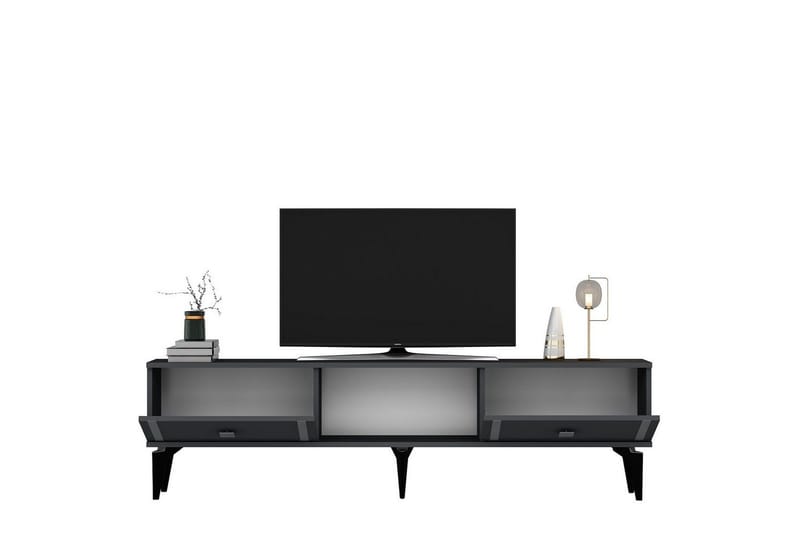 Male TV-benk 150 cm - Antrasitt/Sølv - Møbler - TV- & Mediamøbler - TV benk & mediabenk