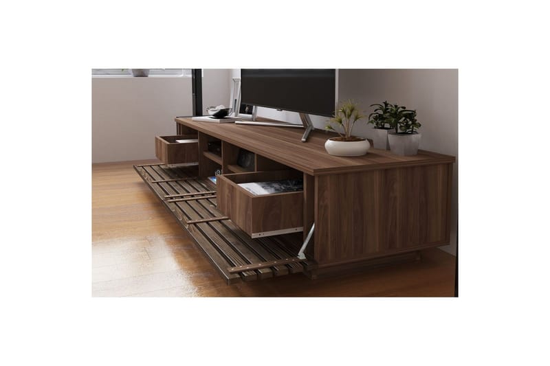 Malric TV-benk 180 cm - Natur - Møbler - TV- & Mediamøbler - TV benk & mediabenk