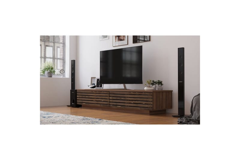 Malric TV-benk 180 cm - Natur - Møbler - TV- & Mediamøbler - TV benk & mediabenk