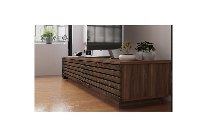 Malric TV-benk 180 cm - Natur - Møbler - TV- & Mediamøbler - TV benk & mediabenk