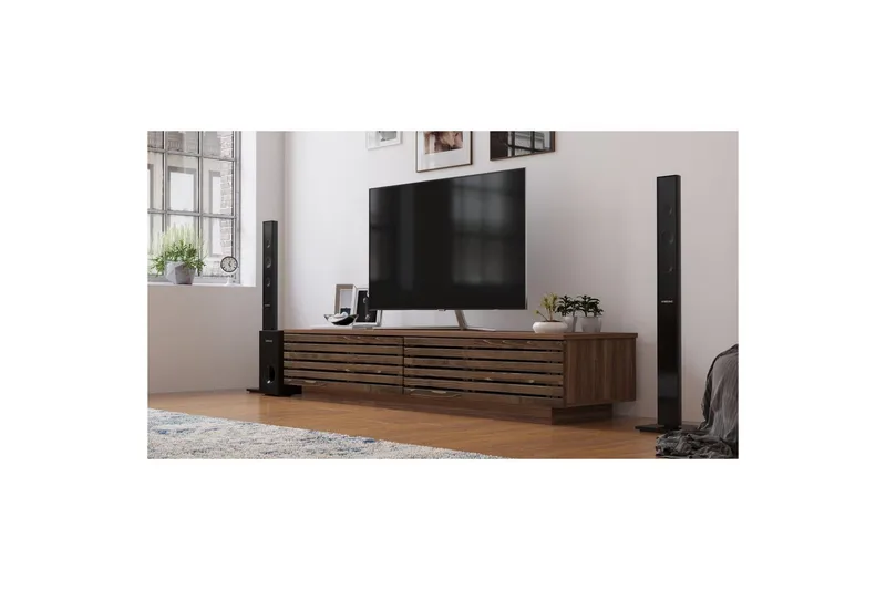 Malric TV-benk 180 cm - Natur - Møbler - TV- & Mediamøbler - TV benk & mediabenk