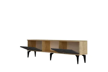 Maren TV-benk 150 cm - Eik/Antrasitt - Møbler - TV- & Mediamøbler - TV benk & mediabenk