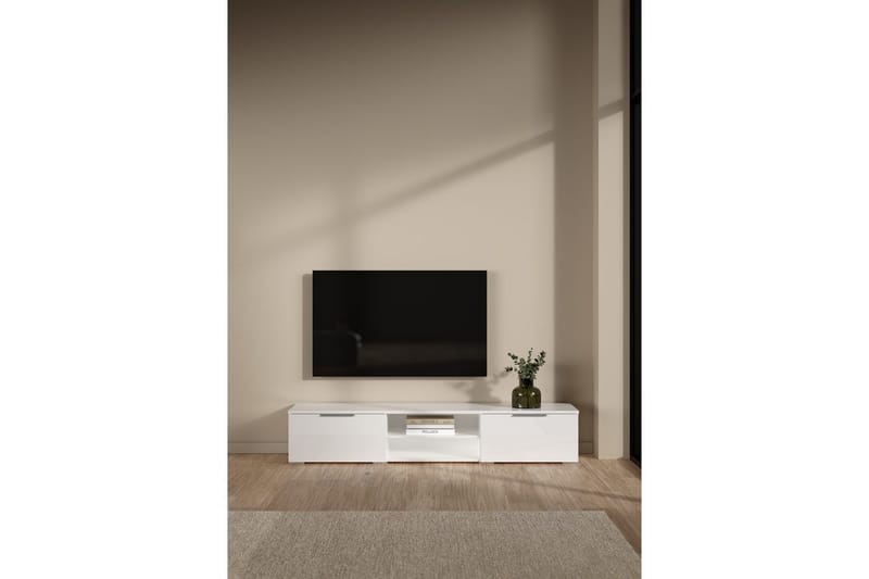 Miwa TV-stativ 33 cm - Hvit - Møbler - TV- & Mediamøbler - Mediestativ & veggfeste - TV-veggfeste