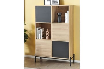Moines Bokhylle 80 cm i Eik - Lysebrun - Oppbevaring - Hylle - Bokhylle