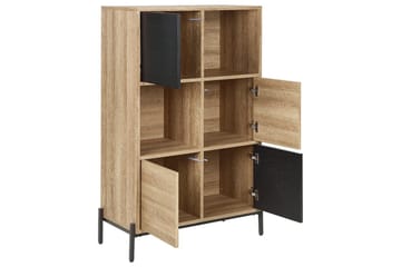 Moines Bokhylle 80 cm i Eik - Lysebrun - Oppbevaring - Hylle - Bokhylle