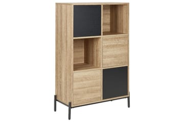 Moines Bokhylle 80 cm i Eik - Lysebrun - Oppbevaring - Hylle - Bokhylle