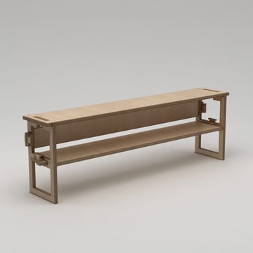 Mopira TV-benk 220 cm - Naturlig tre - Møbler - TV- & Mediamøbler - Mediestativ & veggfeste - TV-veggfeste