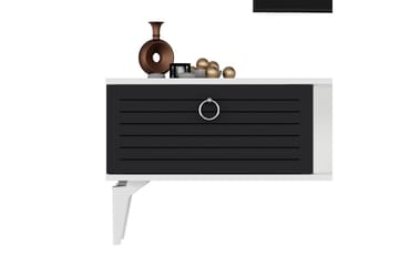 Mula TV-benk 150 cm - Hvit/Antrasitt - Møbler - TV- & Mediamøbler - TV benk & mediabenk