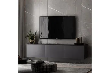 Neon TV-benk 160 cm - Antrasitt - Møbler - TV- & Mediamøbler - TV benk & mediabenk