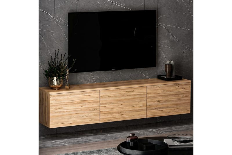 Neon TV-benk 160 cm - Natur - Møbler - TV- & Mediamøbler - TV benk & mediabenk