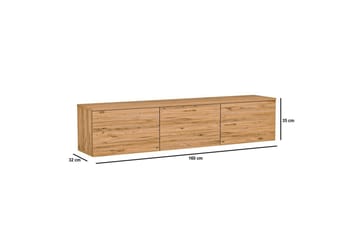 Neon TV-benk 160 cm - Natur - Møbler - TV- & Mediamøbler - TV benk & mediabenk