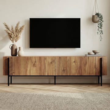 Nexus TV-benk 180 cm - Atlantic Pine og svart - Møbler - TV- & Mediamøbler - Mediestativ & veggfeste - TV-veggfeste