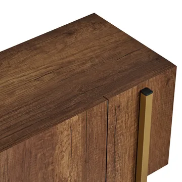 Nexus TV-benk 180 cm - Barok Walnut Gold - Møbler - TV- & Mediamøbler - Mediestativ & veggfeste - TV-veggfeste