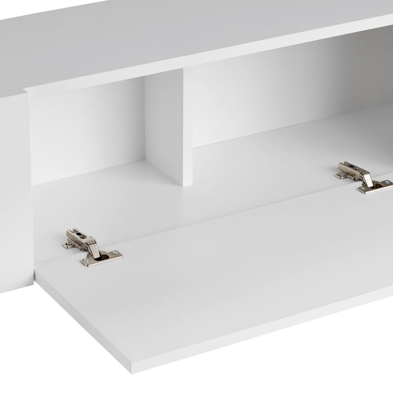 Nexus TV-benk 180 cm - Hvitt/gull - Møbler - TV- & Mediamøbler - TV benk & mediabenk