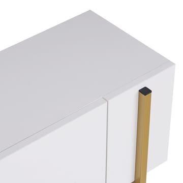 Nexus TV-benk 180 cm - Hvitt/gull - Møbler - TV- & Mediamøbler - TV benk & mediabenk