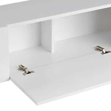 Nexus TV-benk 180 cm - Wood Black og Black - Møbler - TV- & Mediamøbler - Mediestativ & veggfeste - TV-veggfeste