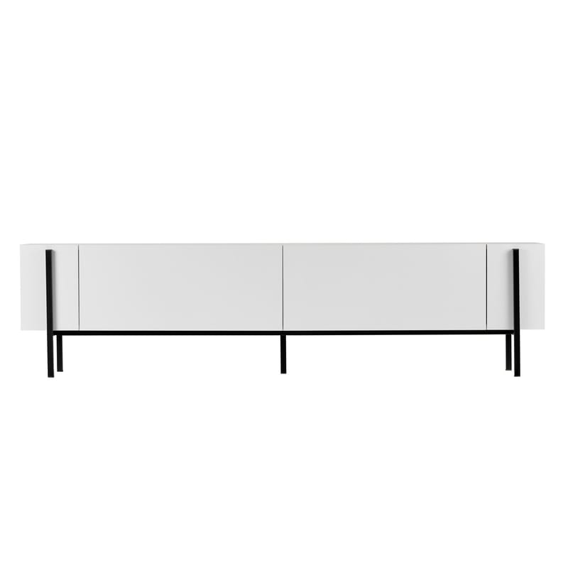 Nexus TV-benk 180 cm - Wood Black og Black - Møbler - TV- & Mediamøbler - Mediestativ & veggfeste - TV-veggfeste