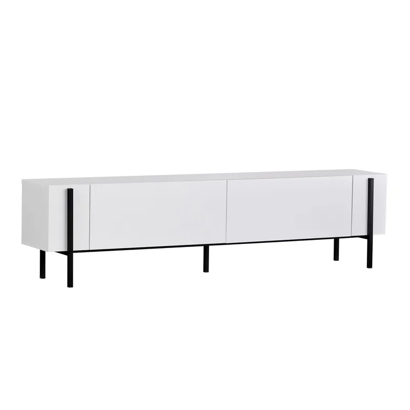 Nexus TV-benk 180 cm, Wood Black og Black