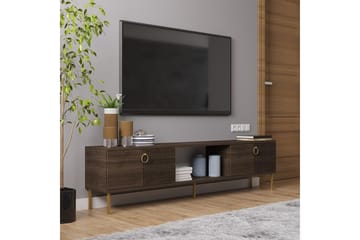 Neyra TV-benk 180 cm - Valnøtt - Møbler - TV- & Mediamøbler - TV benk & mediabenk