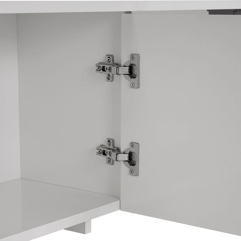 Nomira TV-benk 180 cm - Hvit - Møbler - TV- & Mediamøbler - Mediestativ & veggfeste - TV-veggfeste