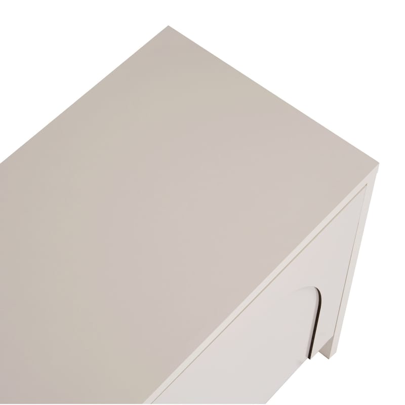 Nomira TV-benk 180 cm - Krem - Møbler - TV- & Mediamøbler - Mediestativ & veggfeste - TV-veggfeste