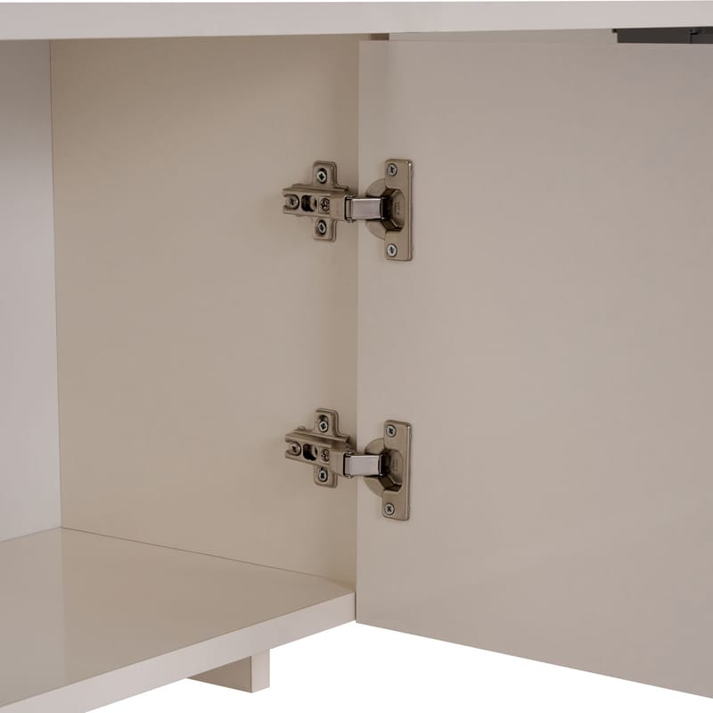 Nomira TV-benk 180 cm - Krem - Møbler - TV- & Mediamøbler - Mediestativ & veggfeste - TV-veggfeste