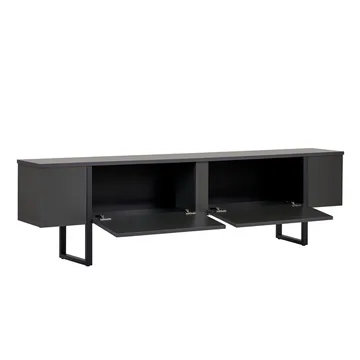 Nopira TV-benk 180 cm - Antrasitt/Svart - Møbler - TV- & Mediamøbler - TV benk & mediabenk