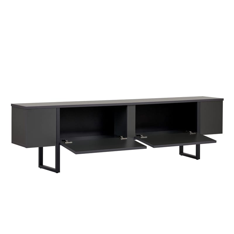 Nopira TV-benk 180 cm - Antrasitt/Svart - Møbler - TV- & Mediamøbler - TV benk & mediabenk