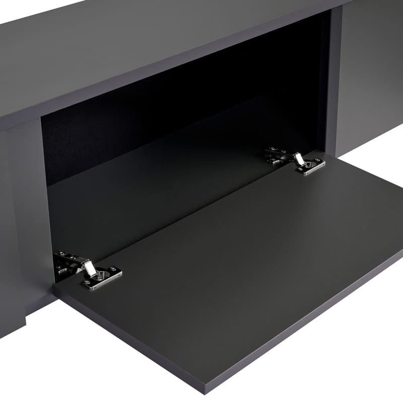 Nopira TV-benk 180 cm - Antrasitt/Svart - Møbler - TV- & Mediamøbler - TV benk & mediabenk
