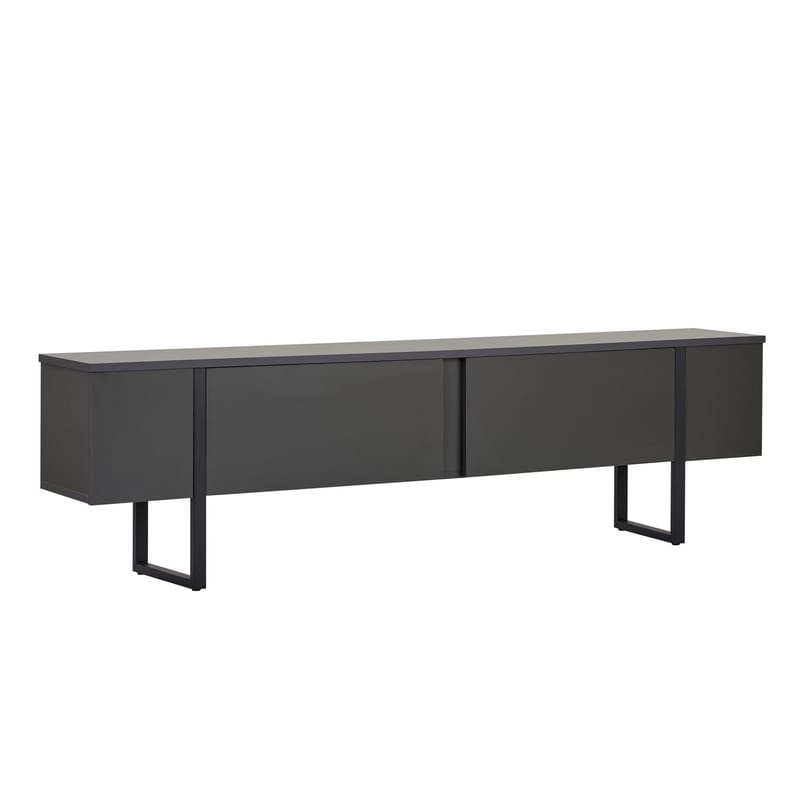 Nopira TV-benk 180 cm, Antrasitt/Svart