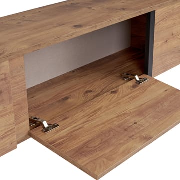 Nopira TV-benk 180 cm - Atlantic Pine og svart - Møbler - TV- & Mediamøbler - Mediestativ & veggfeste - TV-veggfeste