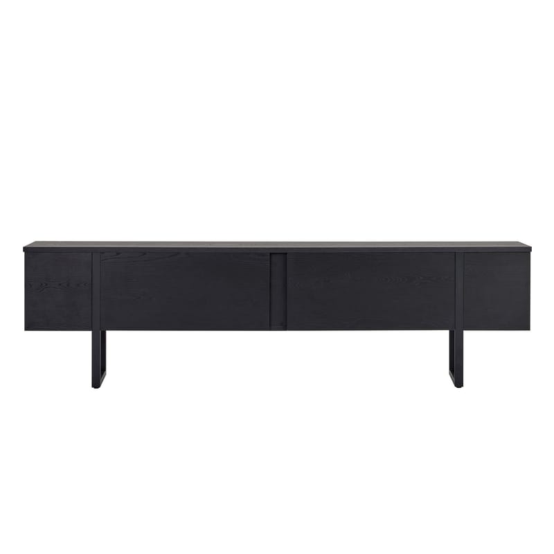 Nopira TV-benk 180 cm - Wood Black og Black - Møbler - TV- & Mediamøbler - Mediestativ & veggfeste - TV-veggfeste