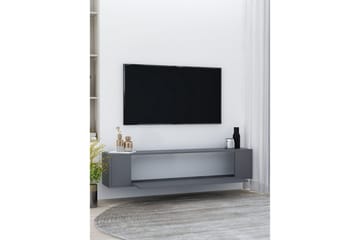 Noxen TV-benk 120x26 cm - Antrasitt - Møbler - TV- & Mediamøbler - Mediestativ & veggfeste - TV-veggfeste