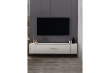 Noxen TV-benk 120x30 cm - Hvit - Møbler - TV- & Mediamøbler - Mediestativ & veggfeste - TV-veggfeste