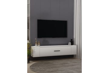 Noxen TV-benk 120x30 cm - Hvit - Møbler - TV- & Mediamøbler - Mediestativ & veggfeste - TV-veggfeste