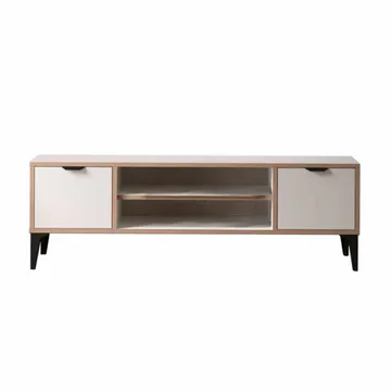 Olyros TV-benk 140 cm - Hvit - Møbler - TV- & Mediamøbler - Mediestativ & veggfeste - TV-veggfeste