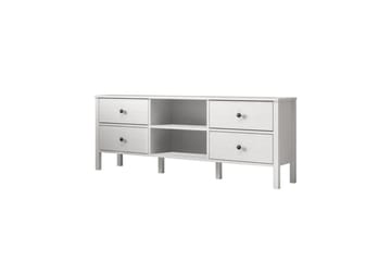 Olyros TV-benk 160 cm - Natur/Hvit - Møbler - TV- & Mediamøbler - TV benk & mediabenk